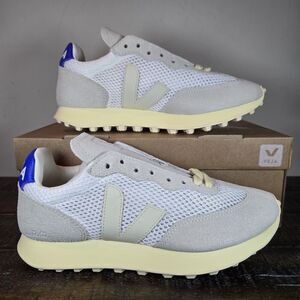 NEW Veja Rio Branco Light Aircell Womens Size 6 Casual Sneakers Shoes White Blue